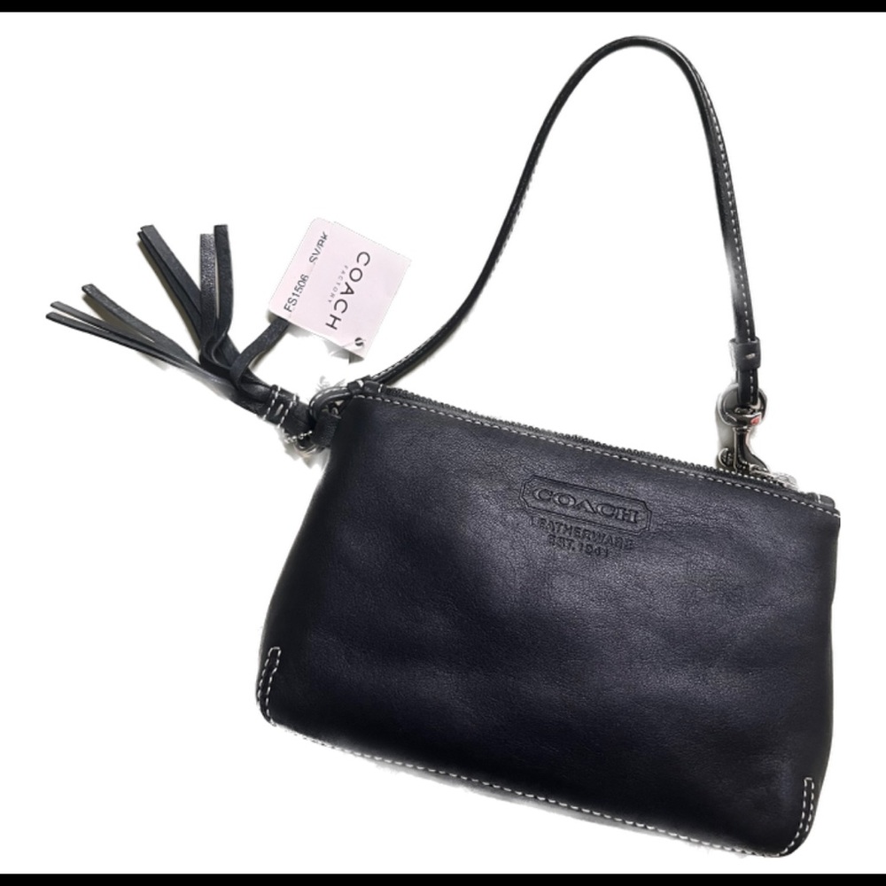 Coach wristlet NWT black